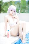 [Cosplay] 瓜希酱 Momoko葵葵 电光超人古利特 宝多六花 新条茜 泳装