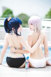 [Cosplay] 瓜希酱 Momoko葵葵 电光超人古利特 宝多六花 新条茜 泳装