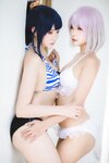 [Cosplay] 瓜希酱 Momoko葵葵 电光超人古利特 宝多六花 新条茜 泳装