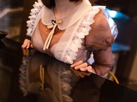 [Cosplay] Natsuko夏夏子 透明女仆