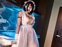 [Cosplay] Natsuko夏夏子 透明女仆