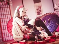 [Cosplay] Rinka Okita 沖田凜花 - KMS Prinz Eugen 百花繚乱 ver. (アズールレーン)