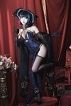 [Cosplay] Mbxer 面饼仙儿 - Cheshire cheongsam 柴郡旗袍