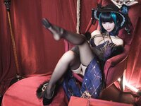 [Cosplay] Mbxer 面饼仙儿 - Cheshire cheongsam 柴郡旗袍