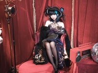 [Cosplay] Mbxer 面饼仙儿 - Cheshire cheongsam 柴郡旗袍