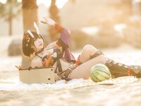 [Cosplay] 是一只熊仔吗 伊喵君Nya 公主连结 静流x惠理子