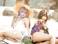 [Cosplay] 是一只熊仔吗 伊喵君Nya 公主连结 静流x惠理子