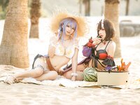 [Cosplay] 是一只熊仔吗 伊喵君Nya 公主连结 静流x惠理子
