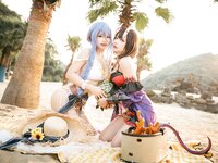 [Cosplay] 是一只熊仔吗 伊喵君Nya 公主连结 静流x惠理子