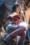 [Cosplay] 是一只熊仔吗 红色corset