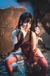[Cosplay] 是一只熊仔吗 红色corset