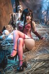 [Cosplay] 是一只熊仔吗 红色corset