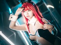 [Cosplay] Miyo - Transparent Bunny Girl 透明兔女郎