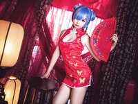 [Cosplay] Mbxer 面饼仙儿 - Rem cheongsam 雷姆旗袍