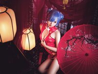 [Cosplay] Mbxer 面饼仙儿 - Rem cheongsam 雷姆旗袍
