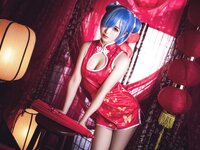 [Cosplay] Mbxer 面饼仙儿 - Rem cheongsam 雷姆旗袍