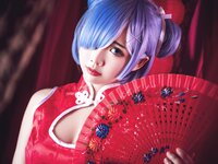 [Cosplay] Mbxer 面饼仙儿 - Rem cheongsam 雷姆旗袍