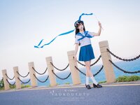 [Cosplay] 咬一口兔娘 体操部课后活动