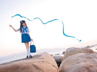 [Cosplay] 咬一口兔娘 体操部课后活动