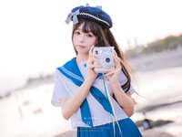 [Cosplay] 咬一口兔娘 体操部课后活动