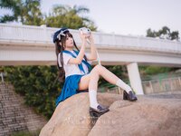 [Cosplay] 咬一口兔娘 体操部课后活动