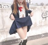 [Cosplay] TiTi 钛合金 - Rooftop 天台JK