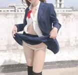 [Cosplay] TiTi 钛合金 - Rooftop 天台JK