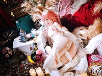 [Cosplay] 日奈娇 玉藻前舞娘 涂油