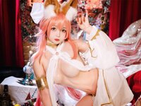 [Cosplay] 日奈娇 玉藻前舞娘 涂油