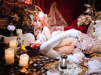 [Cosplay] 日奈娇 玉藻前舞娘 涂油