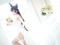 [Cosplay] Rinka Okita 沖田凜花 - Atago pledge ver. (Azur Lane) 愛宕 誓約ver. (アズールレーン)