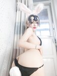 [Cosplay] TiTi 钛合金 - Black Chastity Rabbit 黑贞兔兔