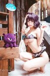 [Cosplay] Rinka Okita 沖田凜花 - Katsushika Hokusai Swimsuit Version 葛飾北斎 水着ver