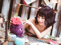 [Cosplay] Rinka Okita 沖田凜花 - Katsushika Hokusai Swimsuit Version 葛飾北斎 水着ver