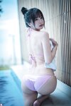 [Cosplay] PINK RIBBON Ahrin Bikini Day