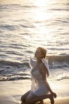 [Cosplay] 次元少女念雪ww 海边神明少女
