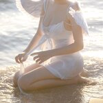 [Cosplay] 次元少女念雪ww 海边神明少女