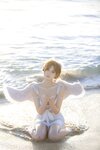 [Cosplay] 次元少女念雪ww 海边神明少女