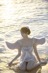 [Cosplay] 次元少女念雪ww 海边神明少女