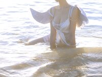 [Cosplay] 次元少女念雪ww 海边神明少女