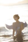 [Cosplay] 次元少女念雪ww 海边神明少女