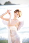 [Cosplay] 次元少女念雪ww 海边神明少女