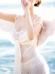 [Cosplay] 次元少女念雪ww 海边神明少女