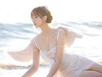 [Cosplay] 次元少女念雪ww 海边神明少女