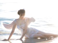 [Cosplay] 次元少女念雪ww 海边神明少女