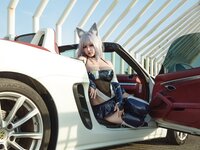 [Cosplay] Kaneko 咔喵 - Shinano racing suit + bathtub 信浓 赛车服+浴缸