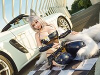 [Cosplay] Kaneko 咔喵 - Shinano racing suit + bathtub 信浓 赛车服+浴缸