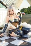 [Cosplay] Kaneko 咔喵 - Shinano racing suit + bathtub 信浓 赛车服+浴缸