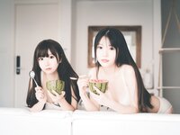 [Cosplay] Mbxer 面饼仙儿 & Zelizer - Pancake and Vanilla Meow 饼饼和香草喵