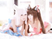 [Cosplay] Rinka Okita 沖田凜花 & Yakira - Nekopara ネコぱら